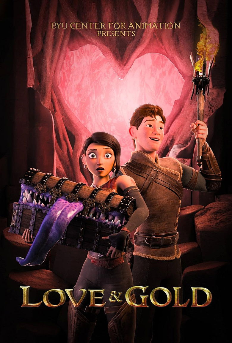 Love & Gold poster background