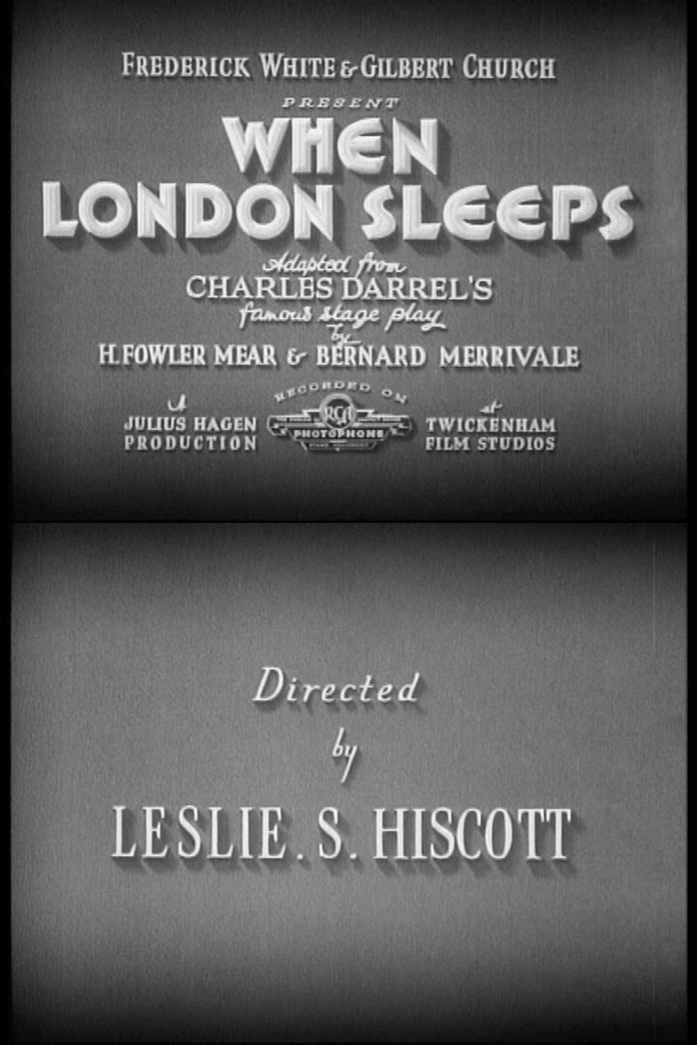 When London Sleeps poster background