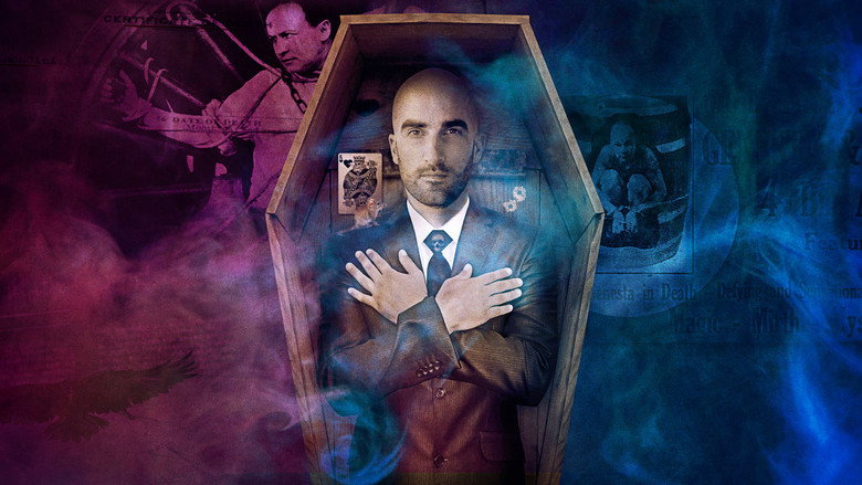 Money-Coutts stands in a dimly lit alley, his silhouette framed by flickering torchlight, the tension of an impending trick palpable in the air.