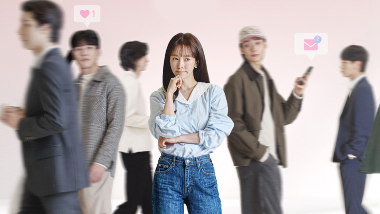 Lee Ui-yeong sitting stiffly at a cafe table