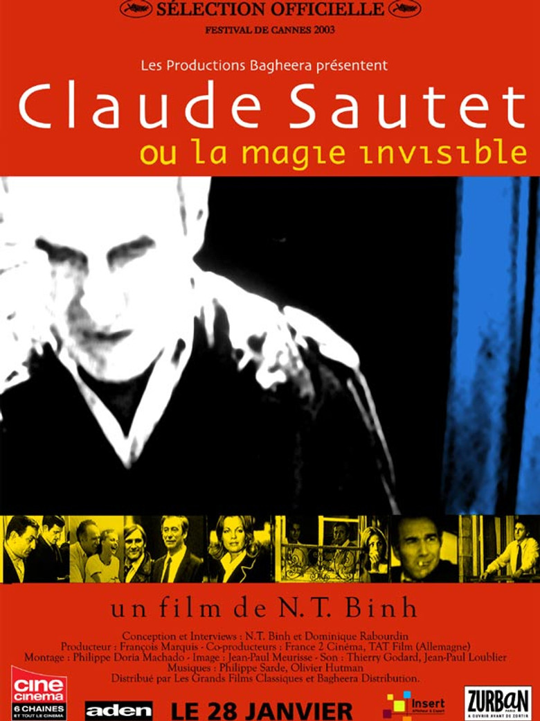 Claude Sautet or the Invisible Magic poster background