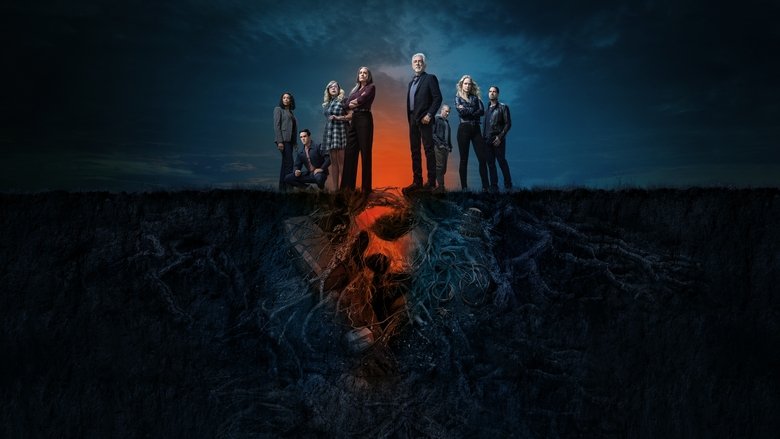 A moody, atmospheric shot of the BAU team on their private jet, lit by the cold glow of screens and city lights below.