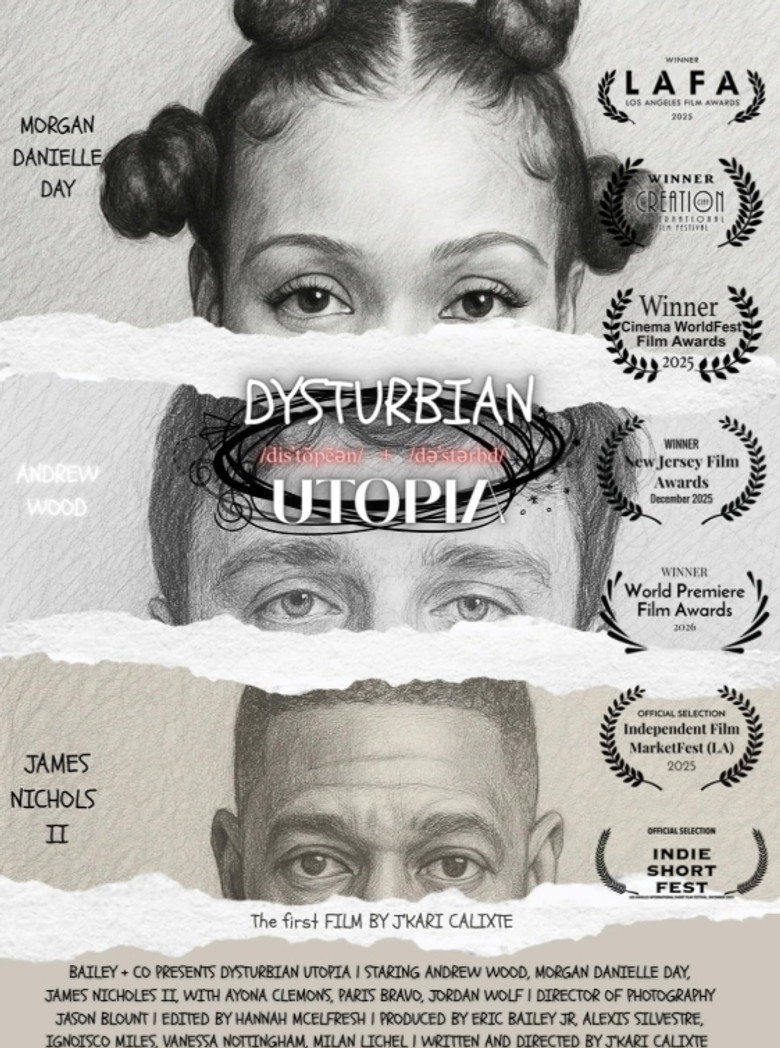 Dysturbian Utopia poster background