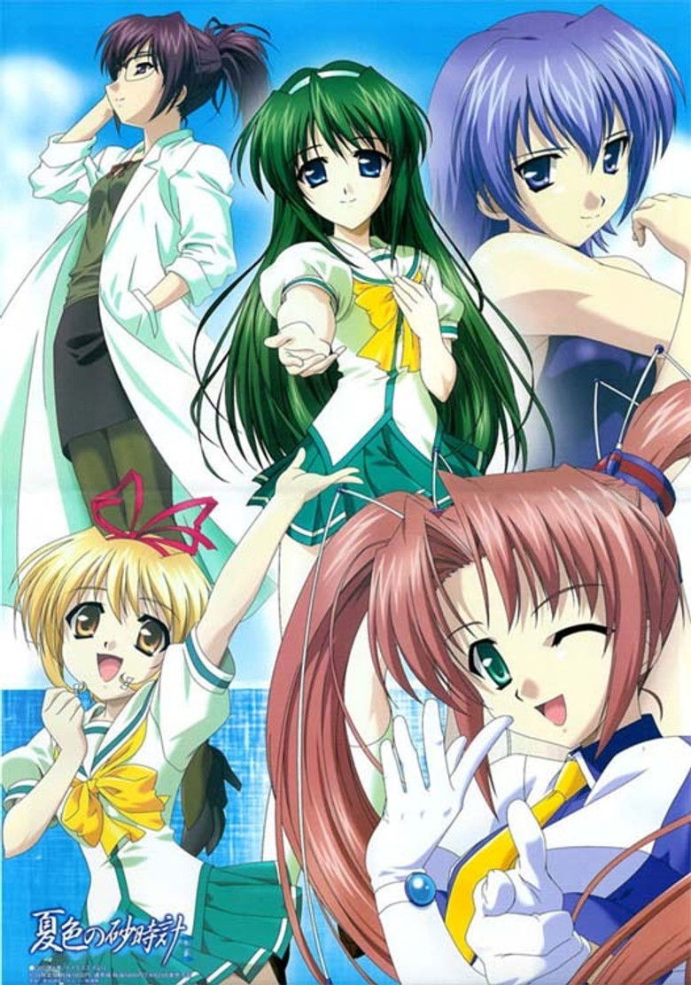 Hourglass of Summer poster background