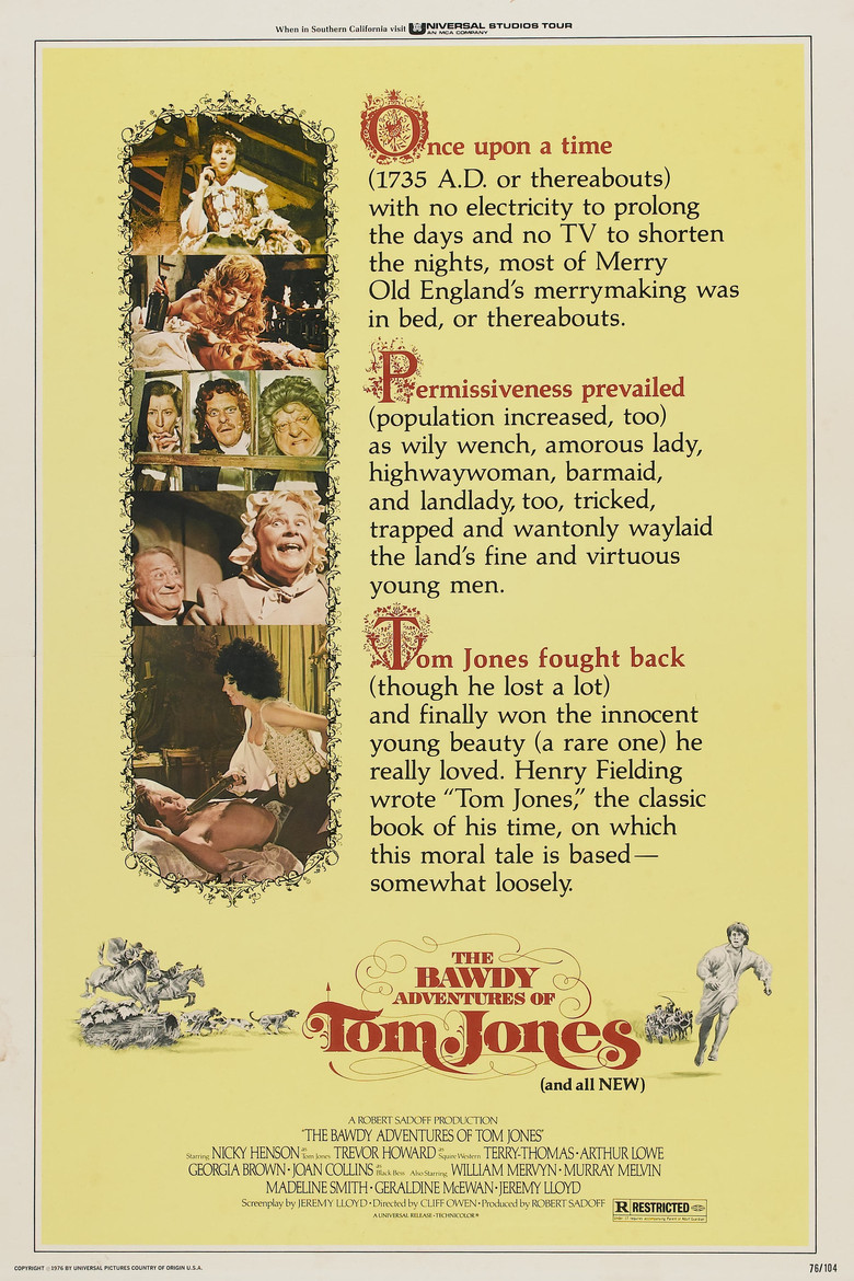 The Bawdy Adventures of Tom Jones poster background