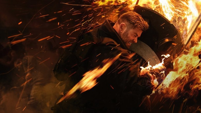 Tyler Rake amidst the chaos of the prison escape sequence