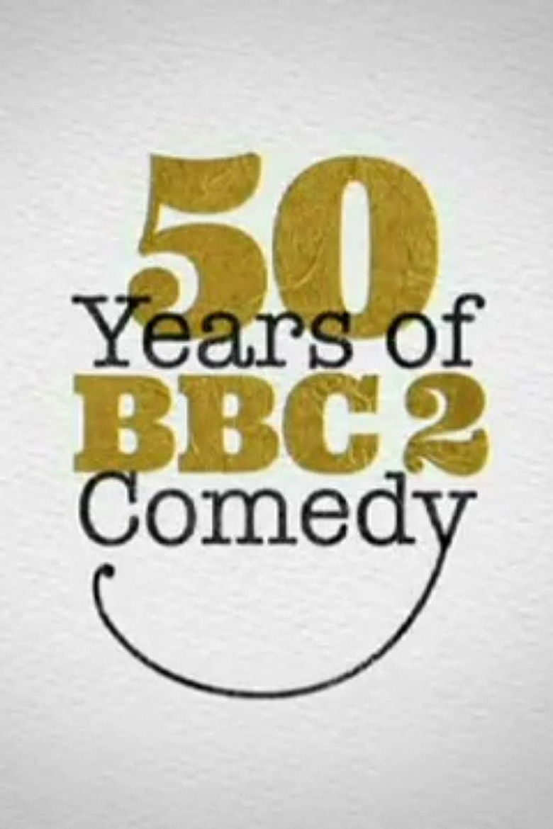 50 Years of BBC Two Comedy poster background