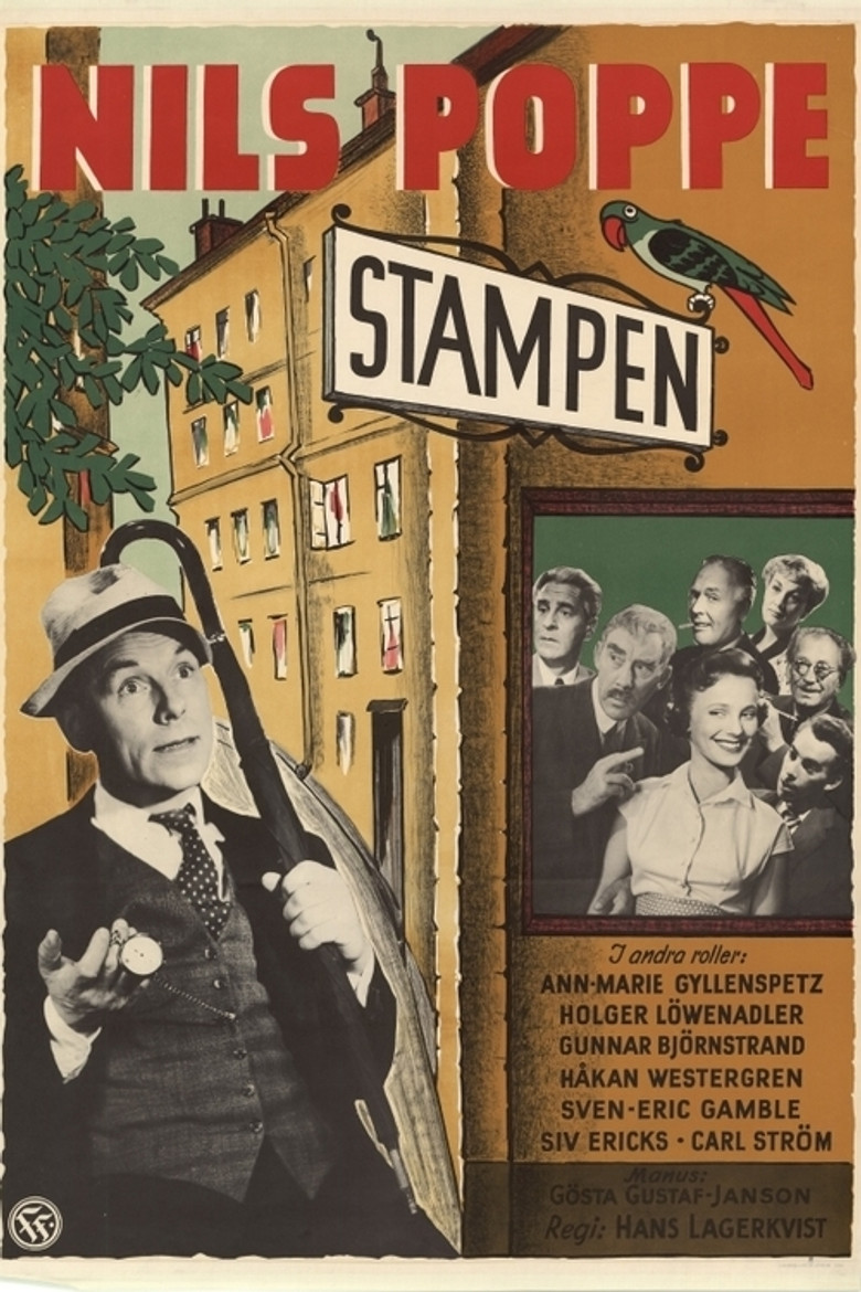 Stampen poster background