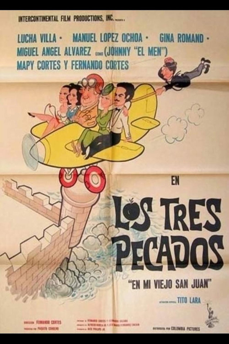 Los tres pecados poster background