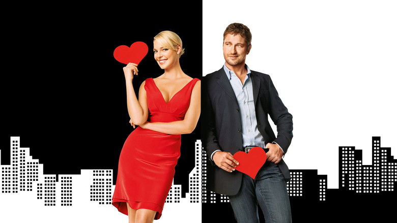 Katherine Heigl as Abby, the high-strung morning show producer, in a boardroom meeting.