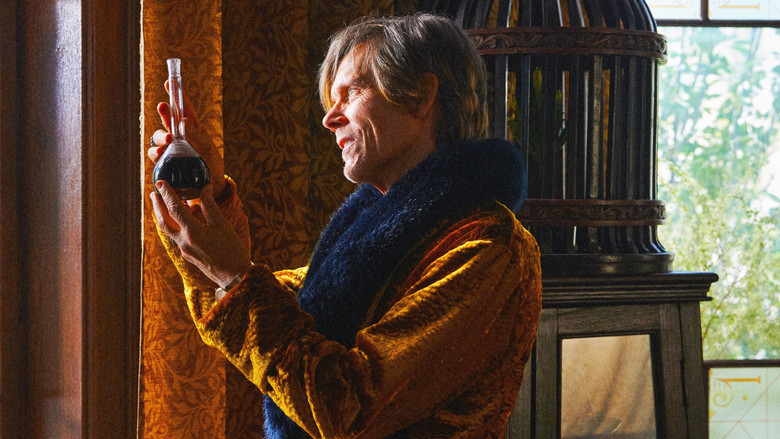 The villainous Bob Garbinger standing in his corrupt corporate headquarters