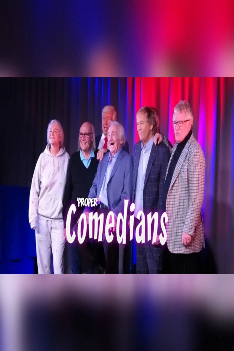 Proper Comedians poster background