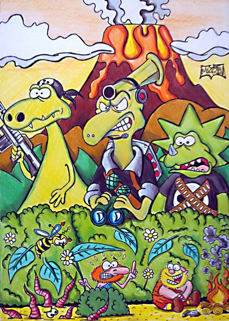 The Terrible Thunderlizards poster background