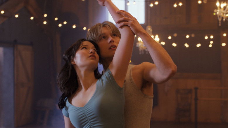 A tense moment of off-ice choreography