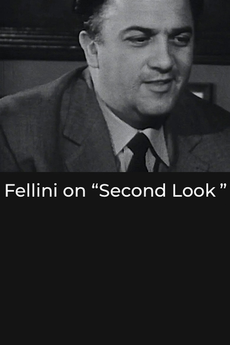 Fellini on “Second Look” poster background