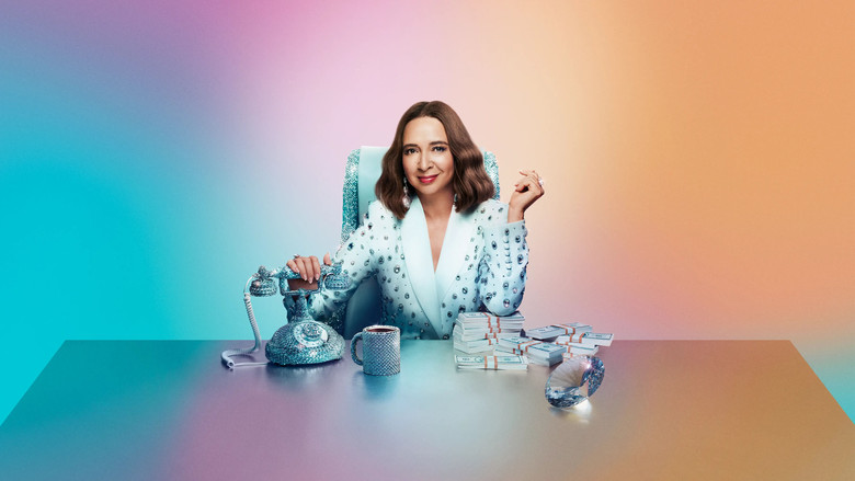 Molly Novak standing in a sprawling, lavishly decorated room