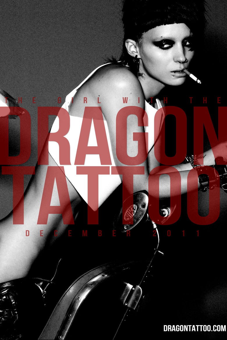 The Girl with the Dragon Tattoo: Men Who Hate Women poster background