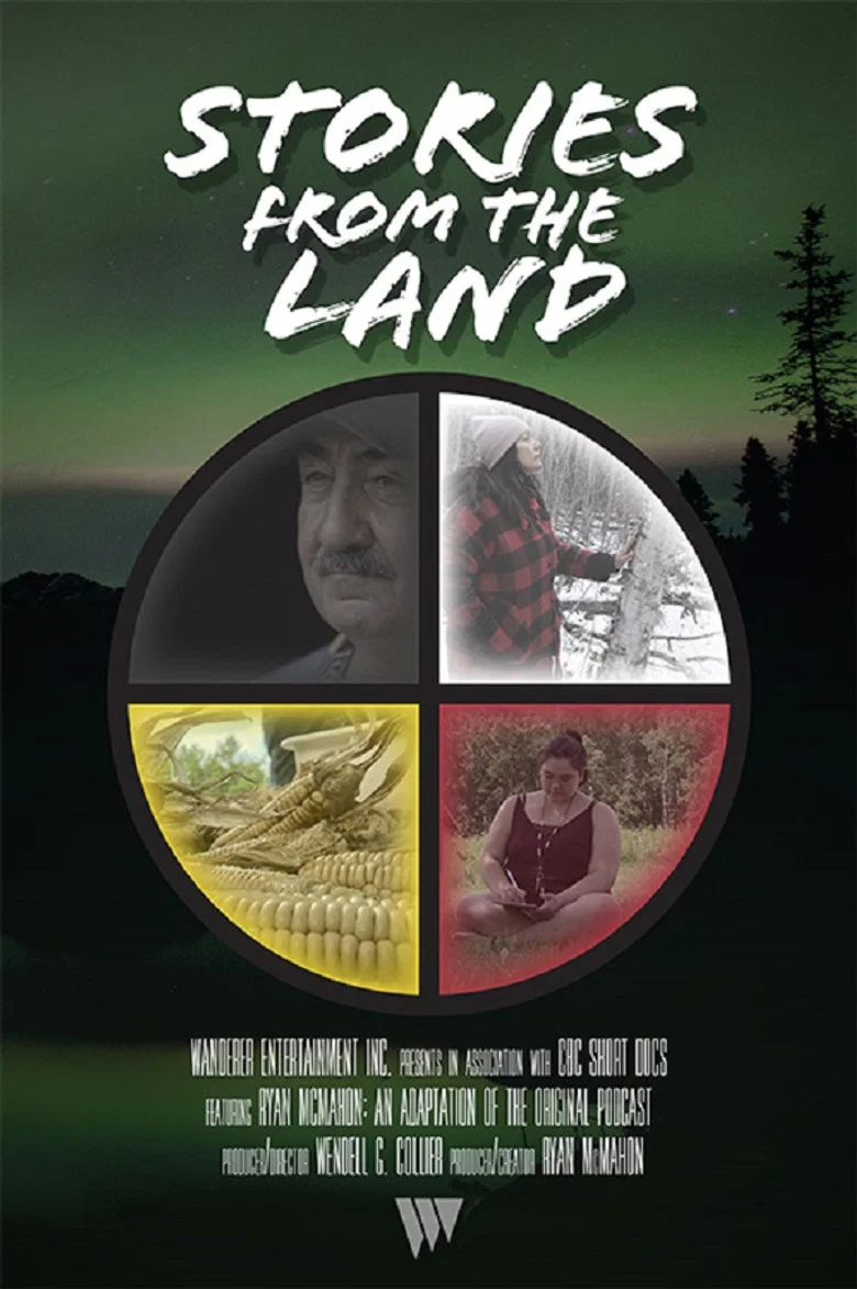 Stories from the Land poster background