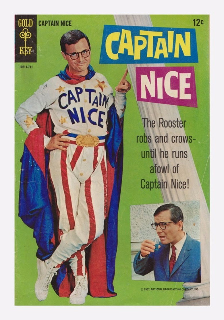 Captain Nice poster background