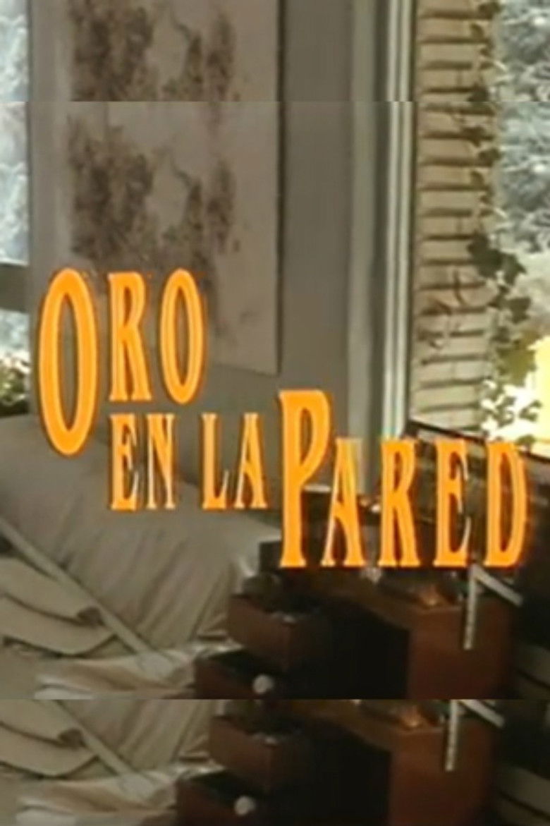 Oro en la pared poster background