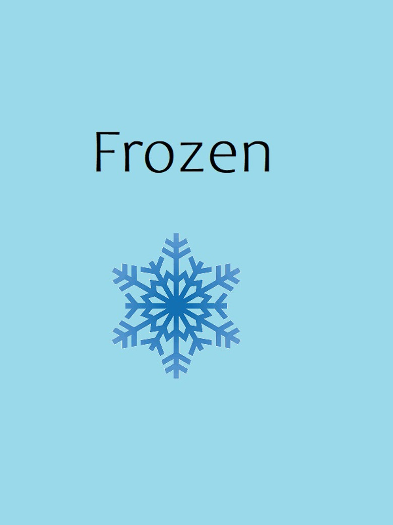 Frozen poster background