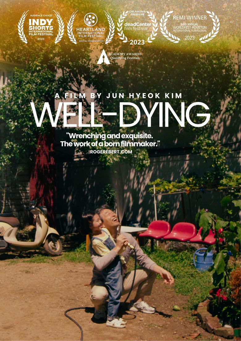 Well-dying poster background