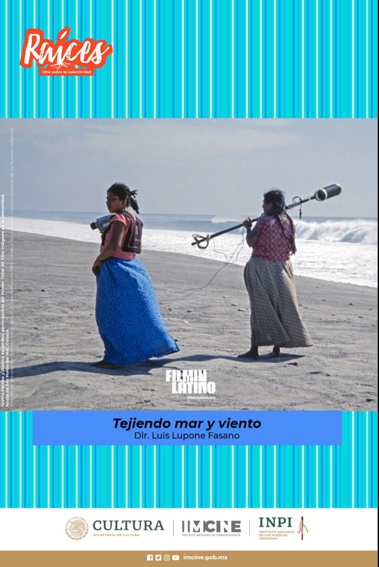 Tejiendo mar y viento poster background