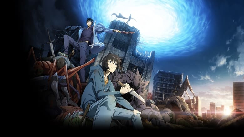 Sung Jinwoo facing the Statue of God