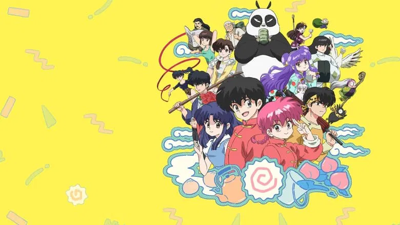 Akane and Ranma looking flustered