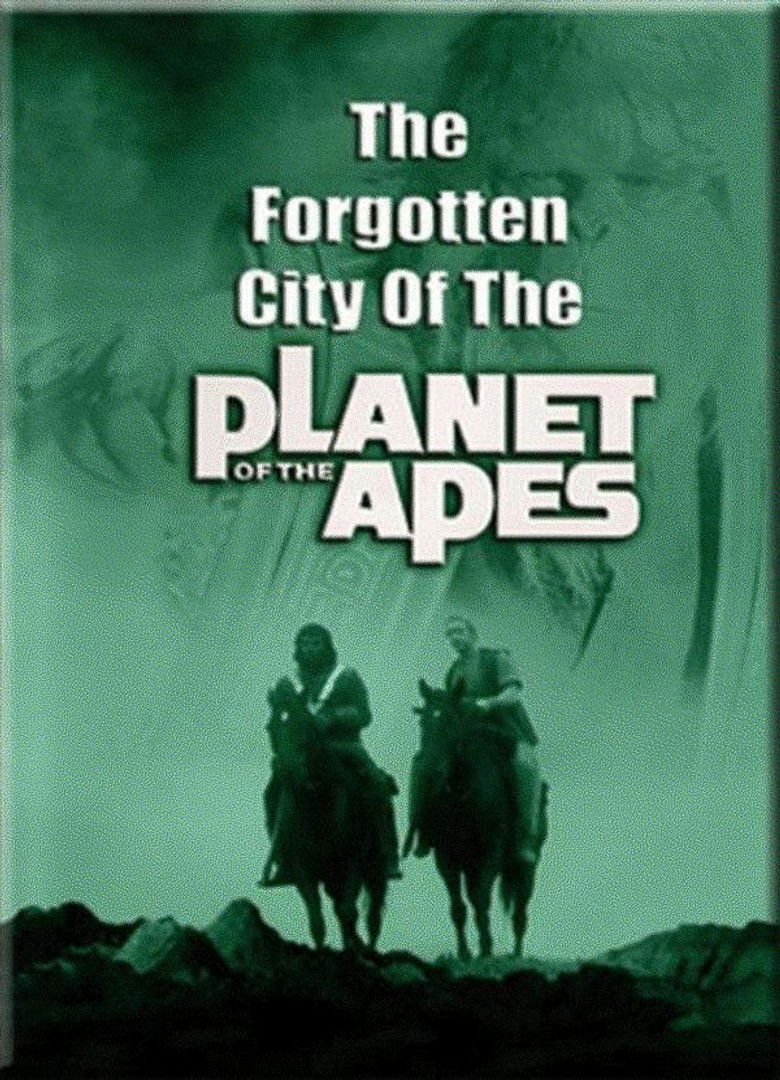 The Forgotten City of the Planet of the Apes poster background