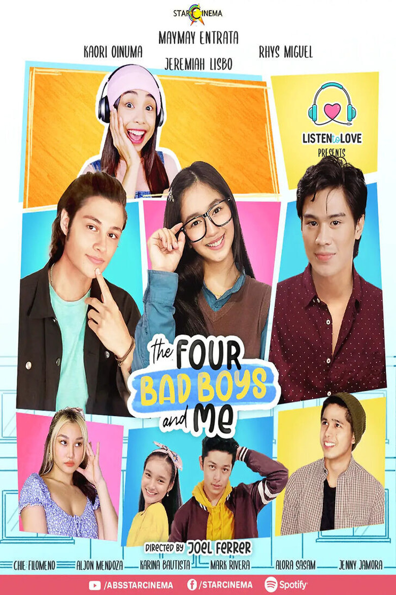 The Four Bad Boys and Me poster background