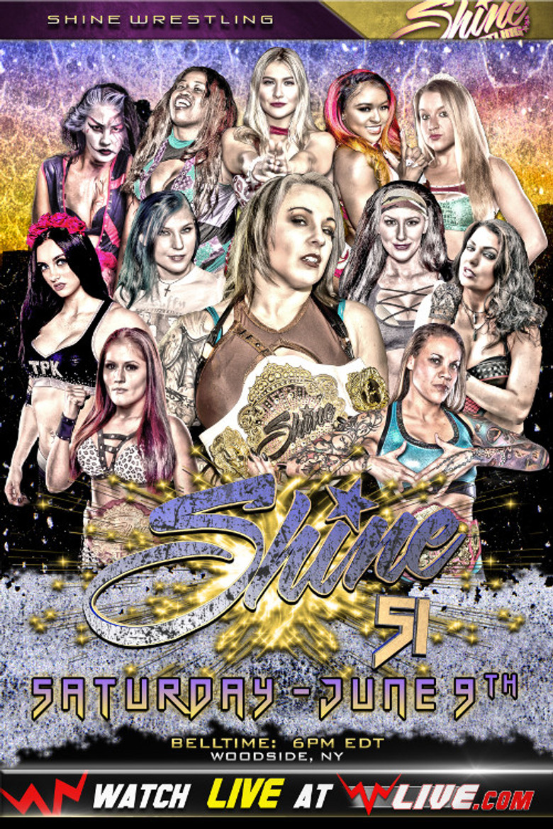SHINE 51 poster background