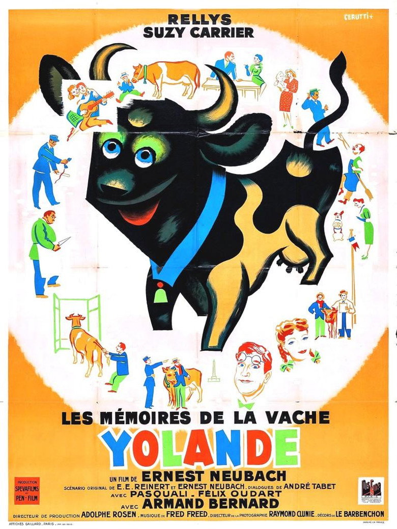 Les Mémoires de la vache Yolande poster background