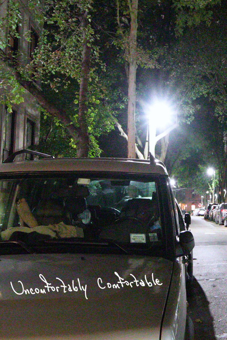 Uncomfortably Comfortable poster background