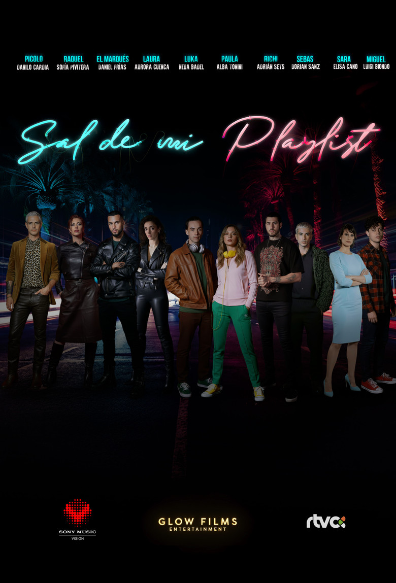 Sal de mi Playlist poster background
