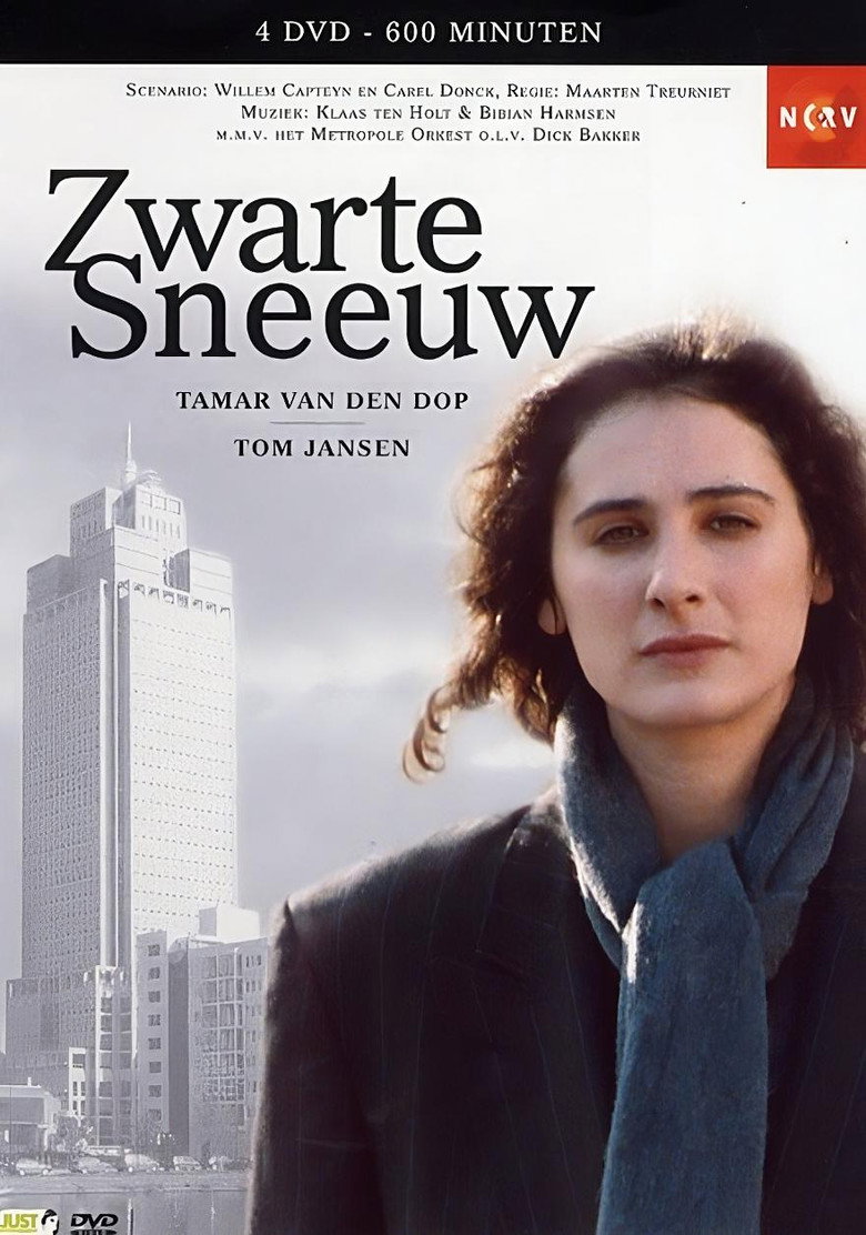 Zwarte sneeuw poster background