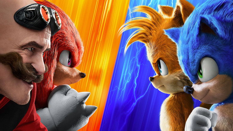Sonic and Tails standing in a snowy landscape, their breath visible in the cold air