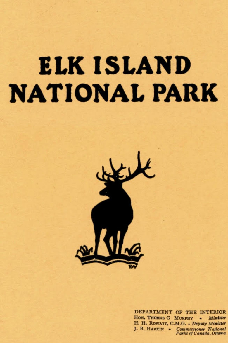 Elk Island poster background
