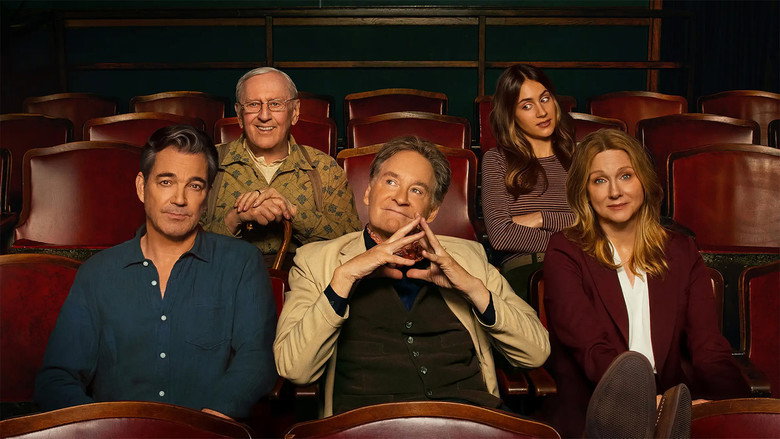 Richard attempting to direct the local theater cast, looking frustrated and out of his depth