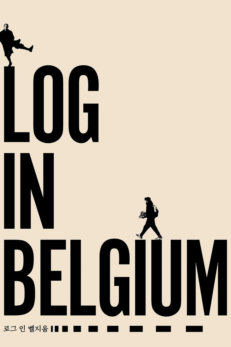Log in Belgium poster background