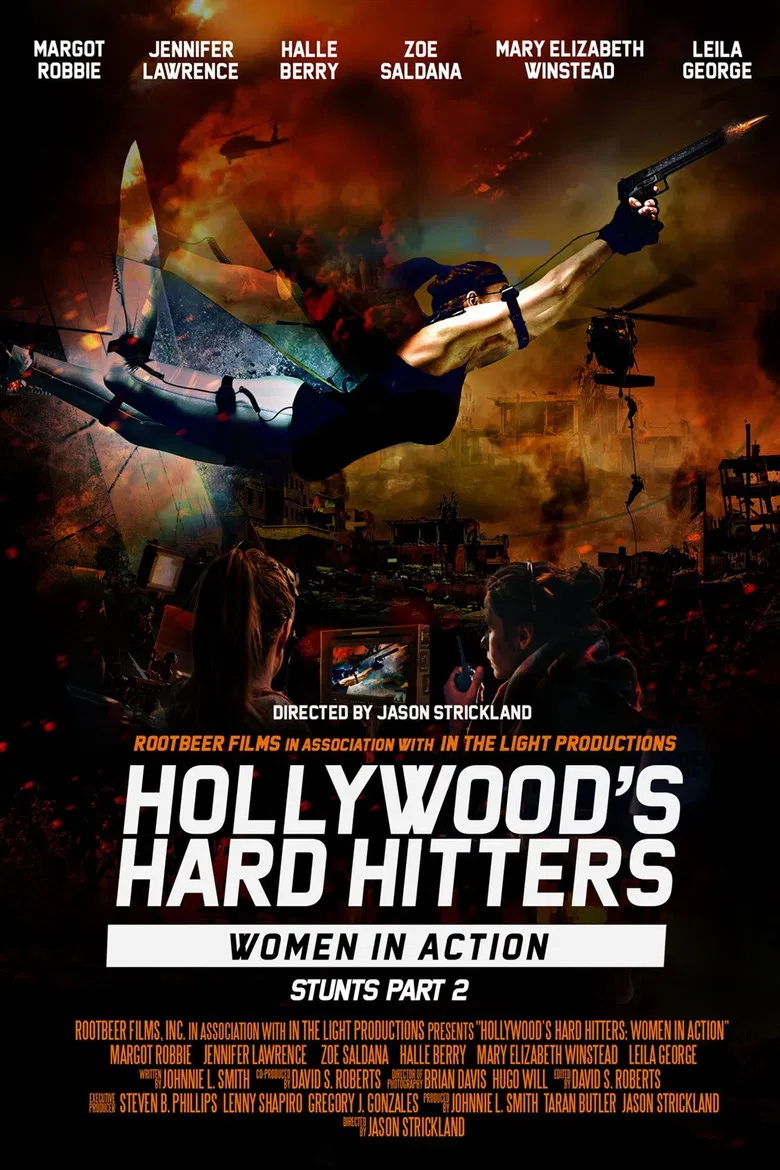 Hollywood's Hard Hitters: Women in Action poster background