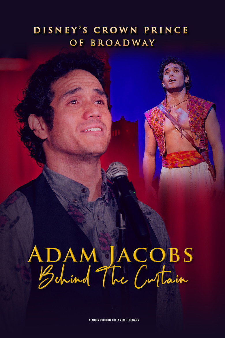 Adam Jacobs - Behind the Curtain poster background