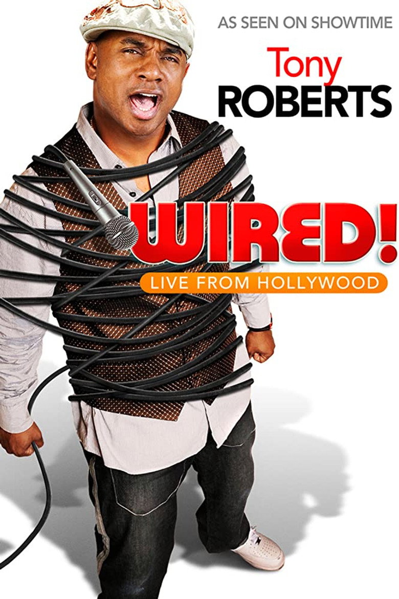 Tony Roberts: Wired! poster background