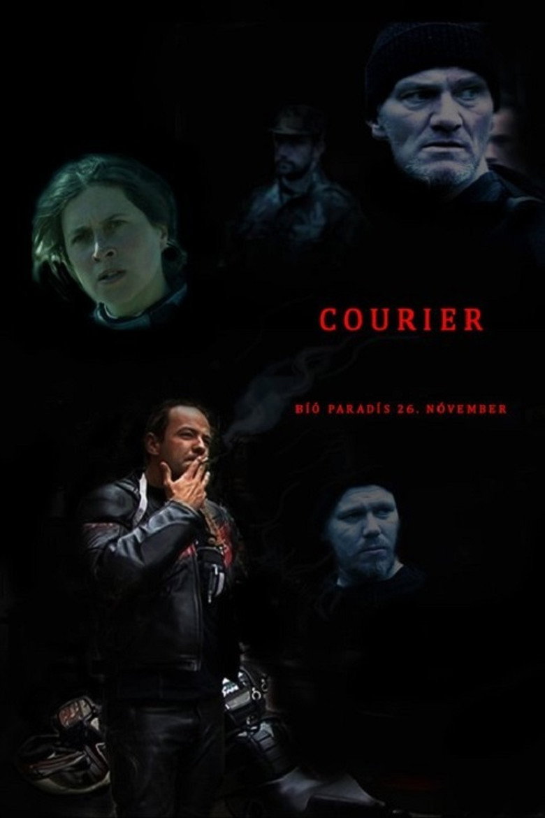 Courier poster background