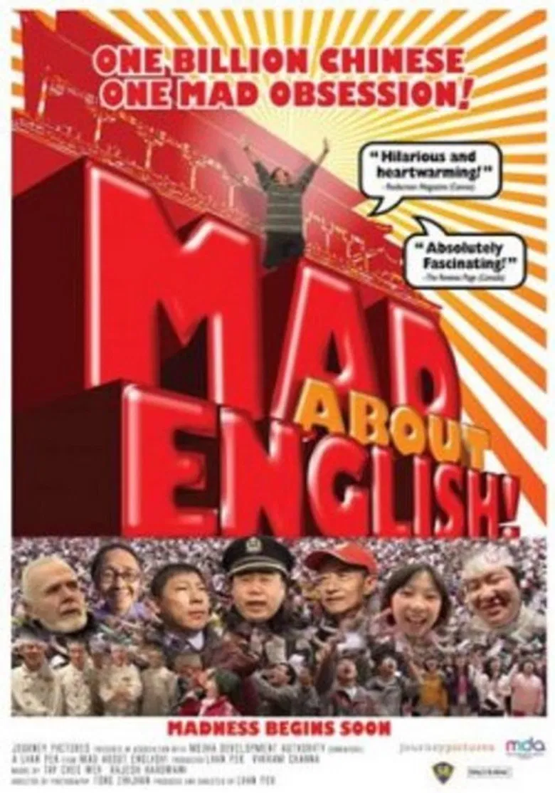 Mad About English! poster background