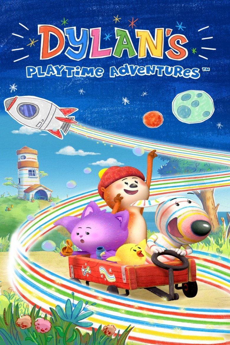 무지개 강아지 딜런의 모험 poster background