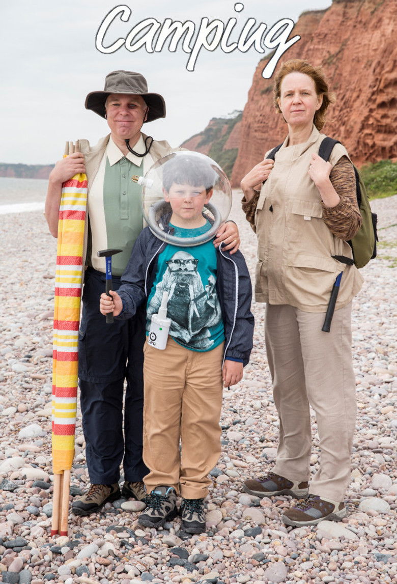 Camping poster background