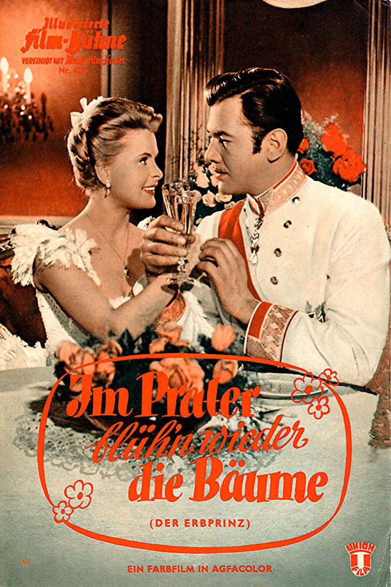 Trees Are Blooming in Vienna poster background