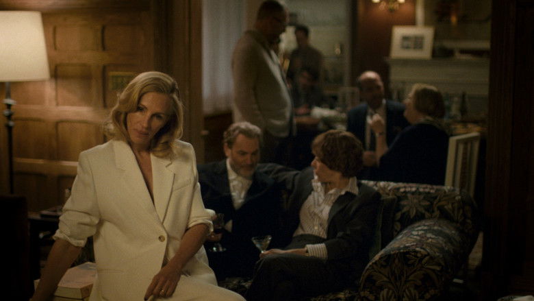 The aftermath of a party in a sophisticated home