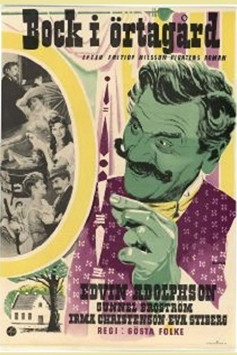 A Goat in the Garden poster background